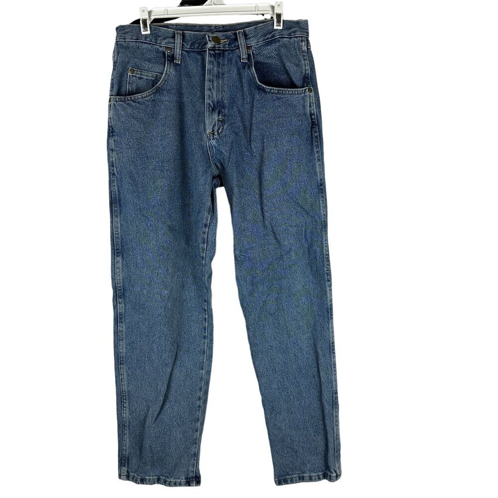 Wrangler Blueridge Men's Straight Leg Jeans 32X30 Classic Fit Blue Denim